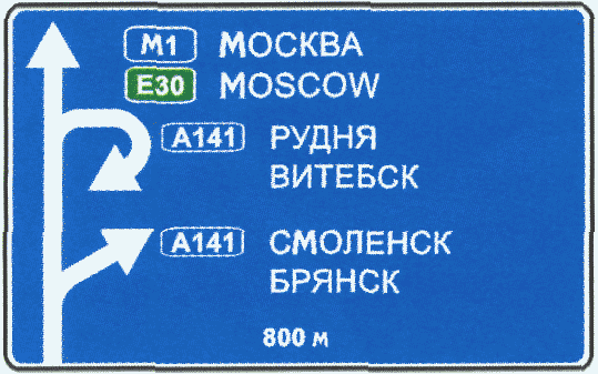 Информационные знаки