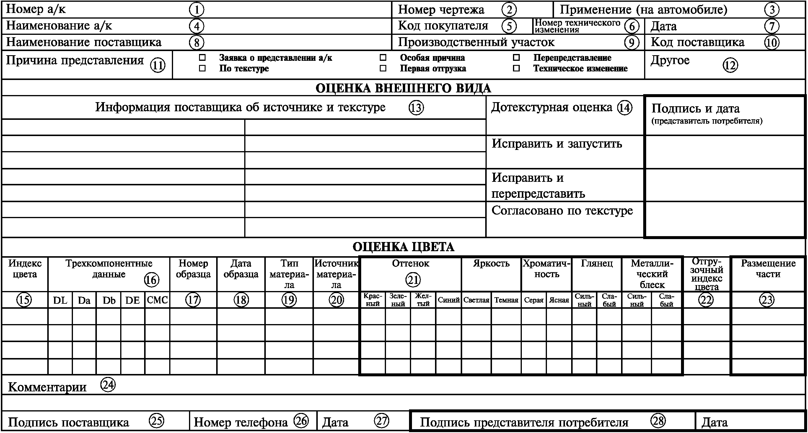 Ж.1. Отчет о согласовании внешнего вида