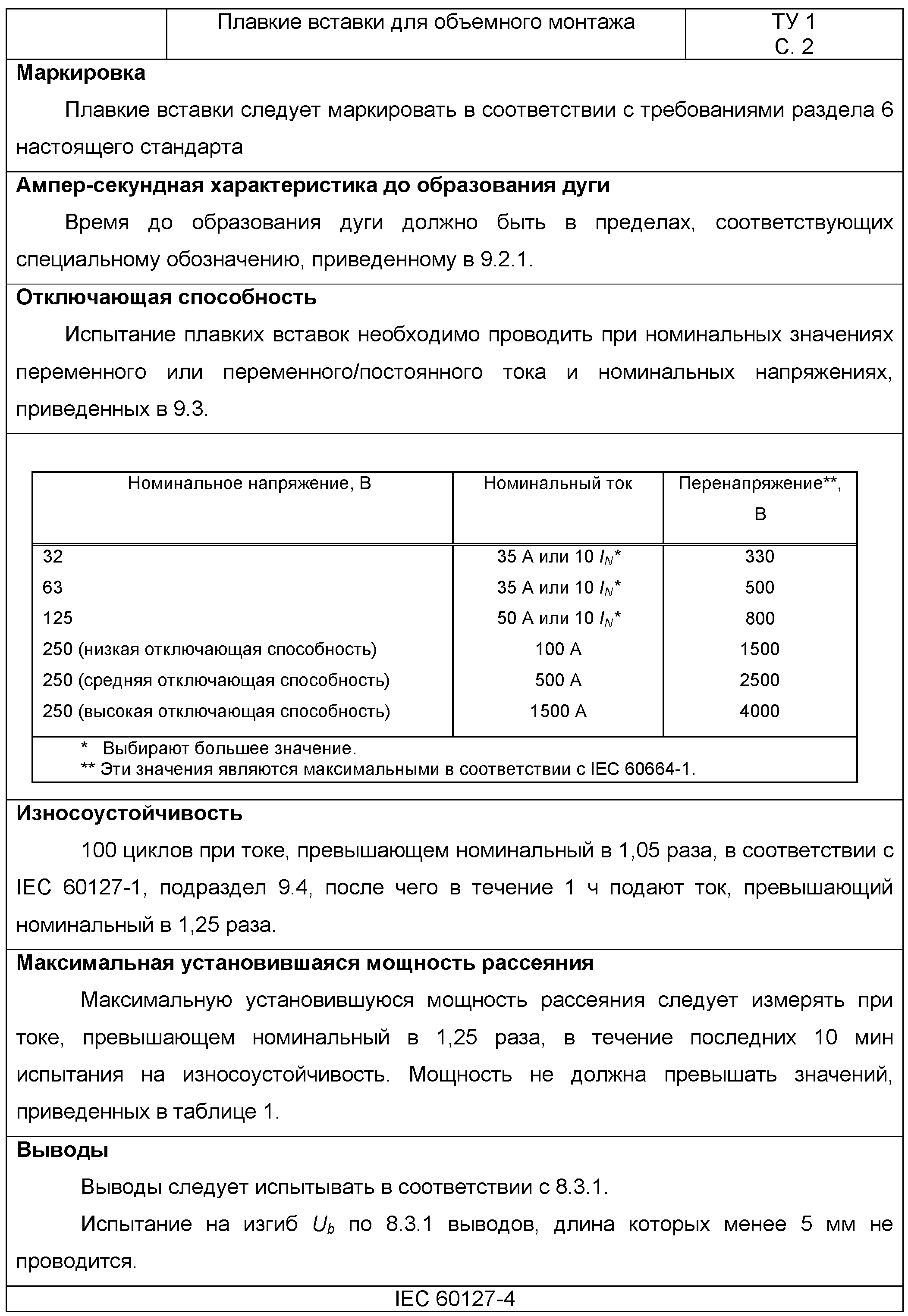 10. Технические условия