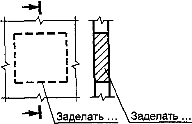 4.4. Проемы и отверстия