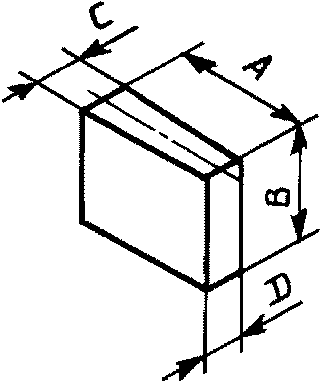 2. Форма и размеры