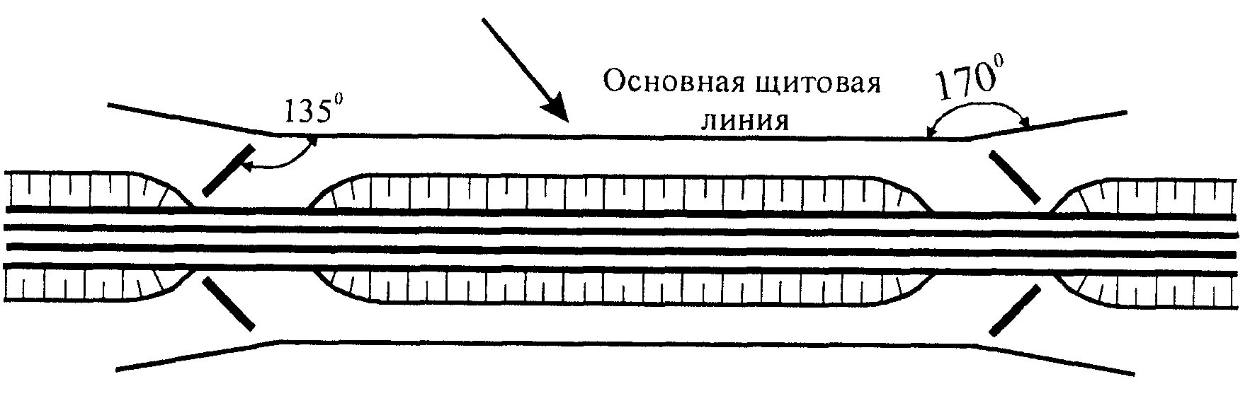 е) Временные снегозащитные устройства