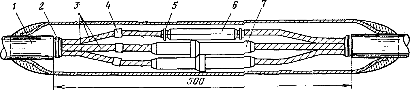 Монтаж кабеля типа КМ-4
