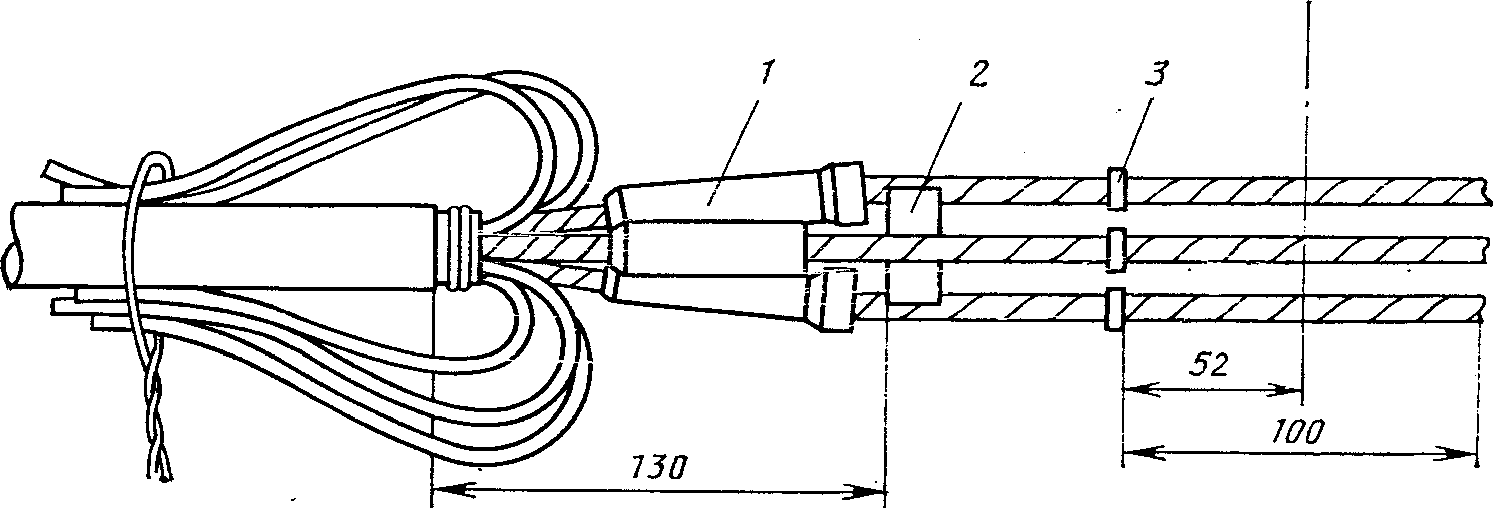 Монтаж кабеля типа КМ-4