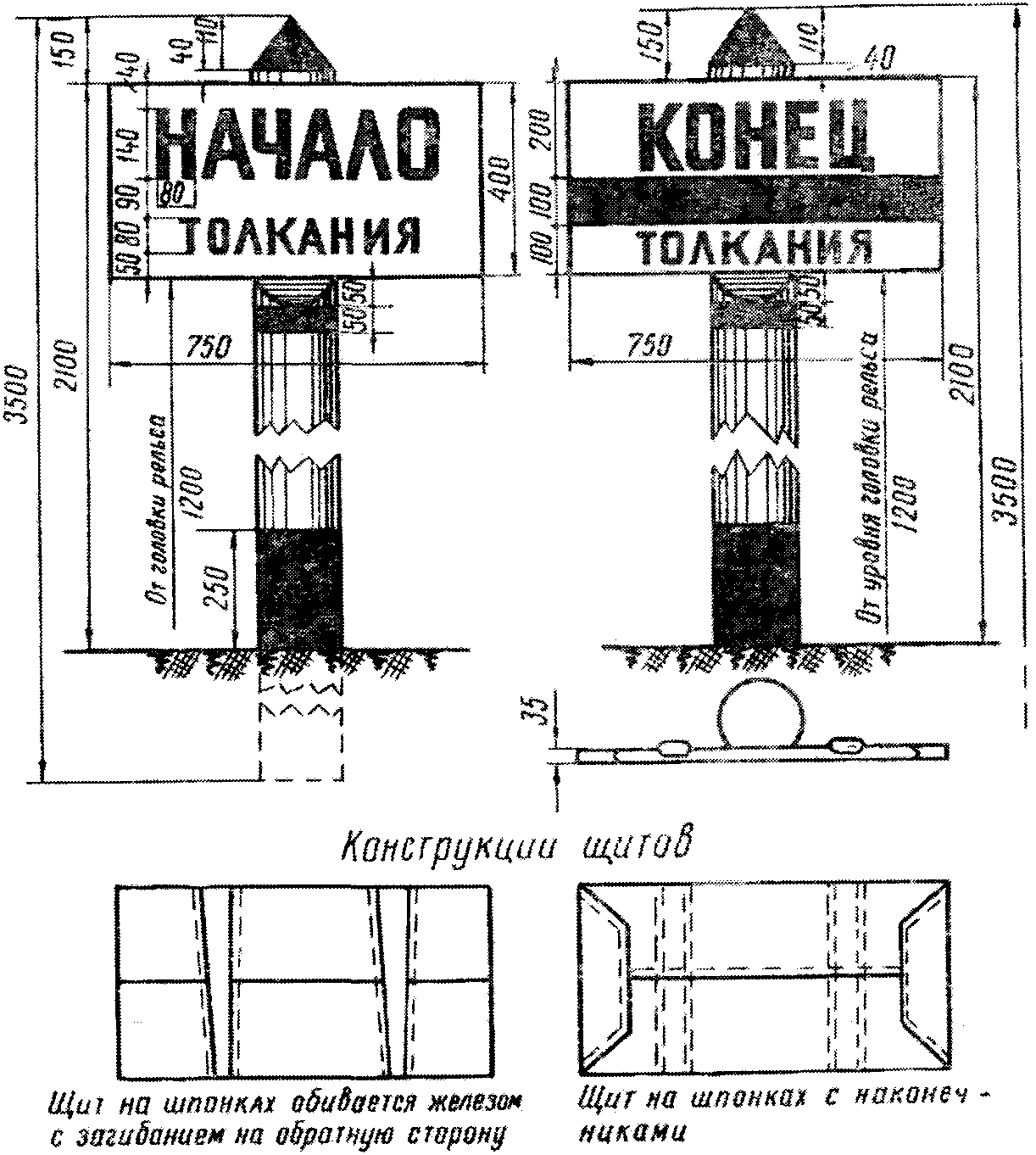 III. Постоянные сигнальные знаки