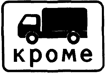 Знаки дополнительной информации (таблички)