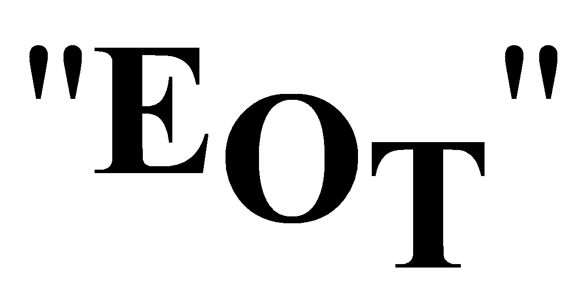 ""EOT