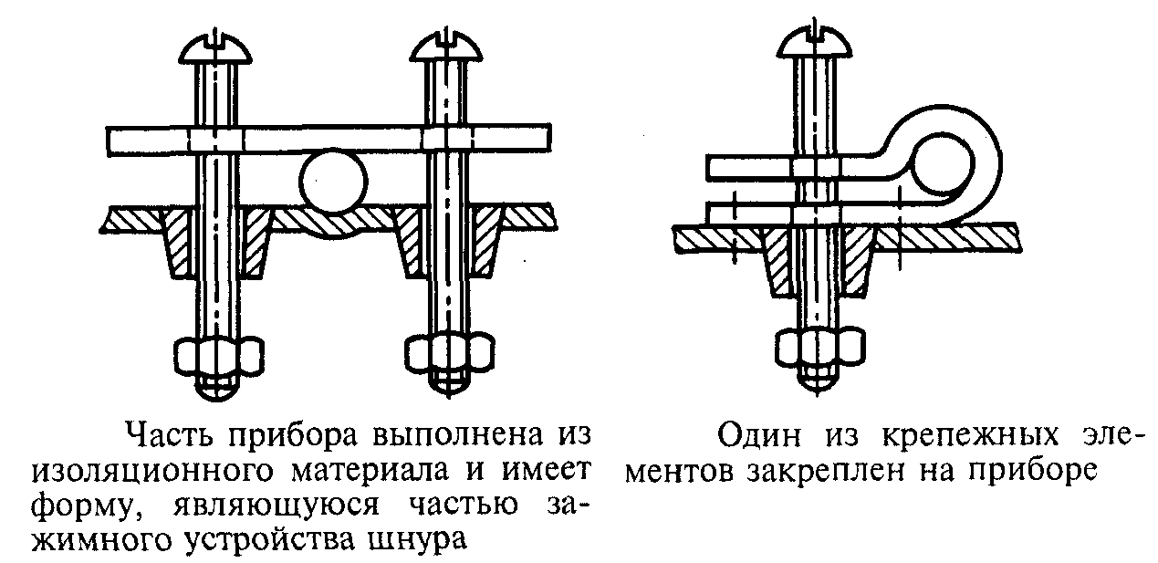 25. Присоединение к источнику питания и внешние гибкие шнуры