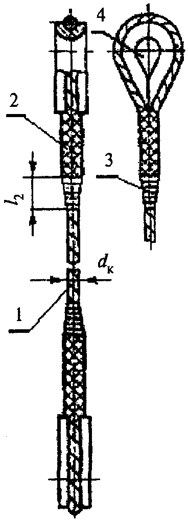 6. Заделка концов каната стропов