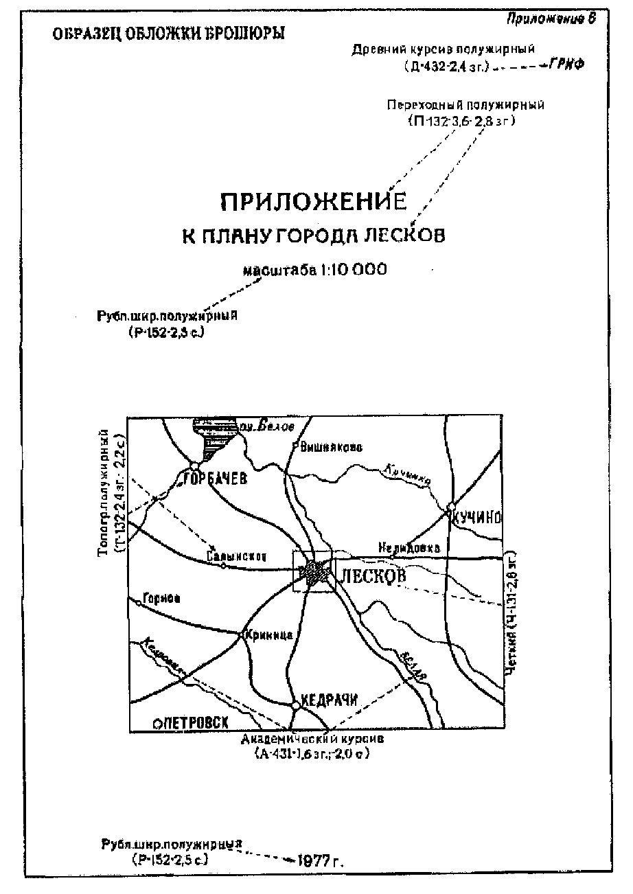 Комплектность материалов для издания планов