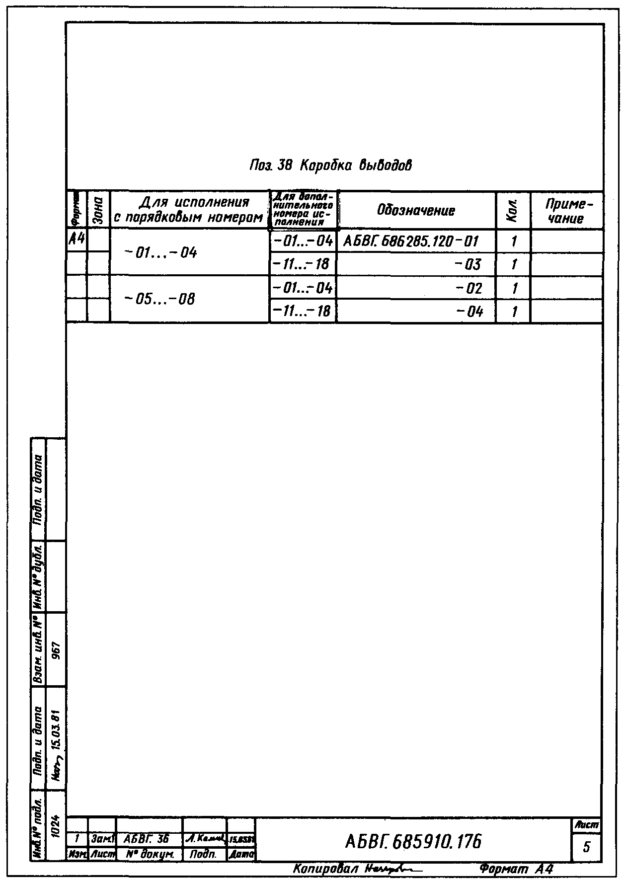 8. Преобразование единичного документа