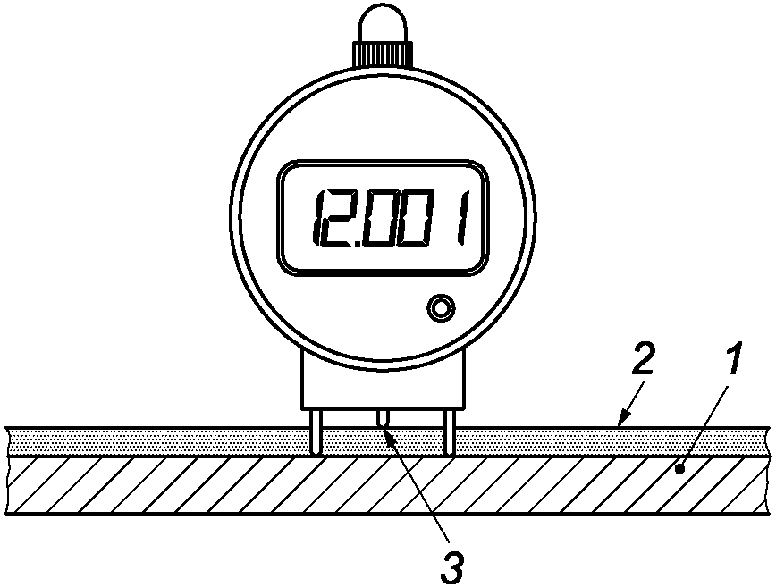 4.1.6 Метод 1C - толщиномер с циферблатом