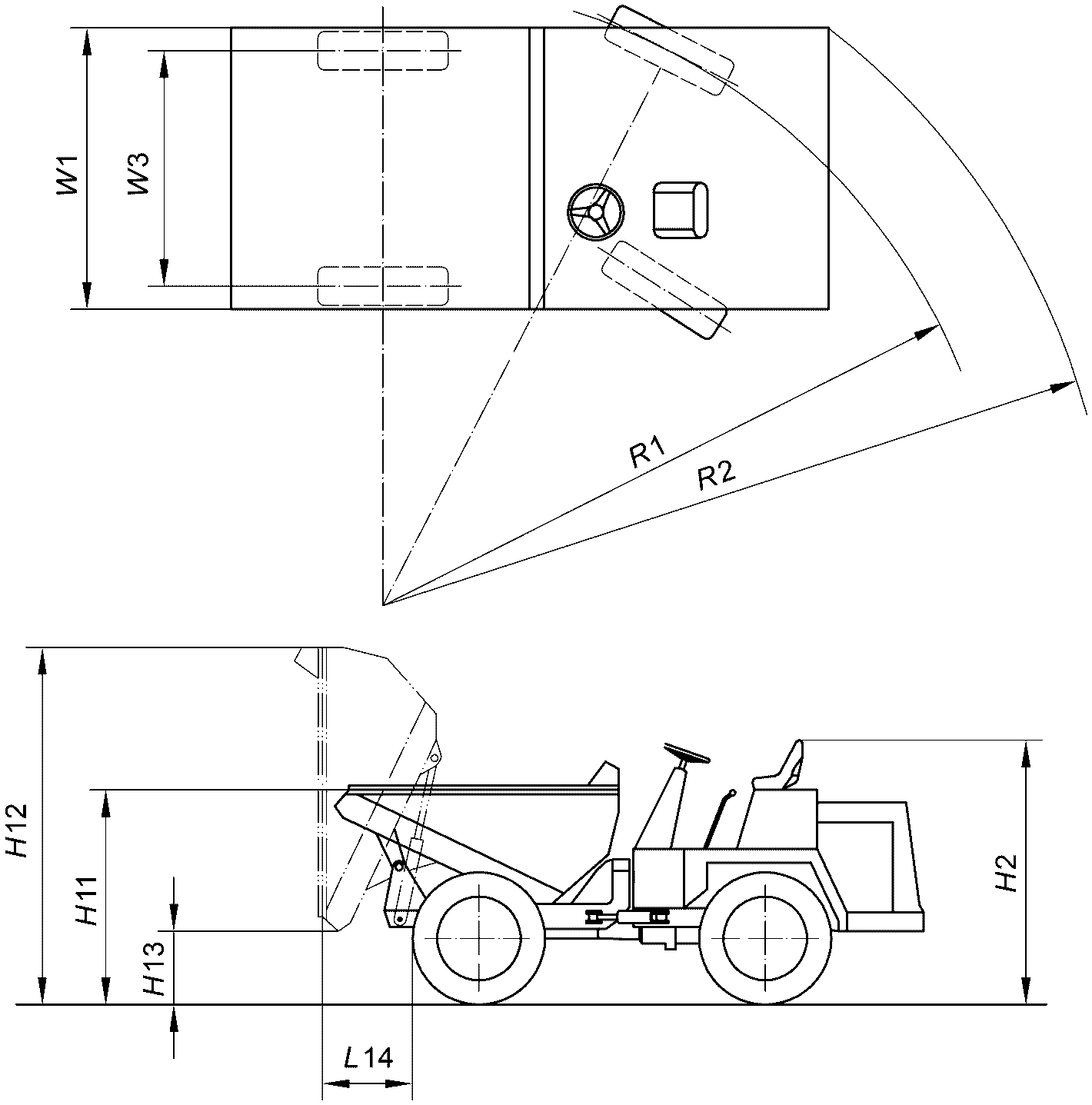 4.2 Габаритные размеры (см. ISO 6746-1)