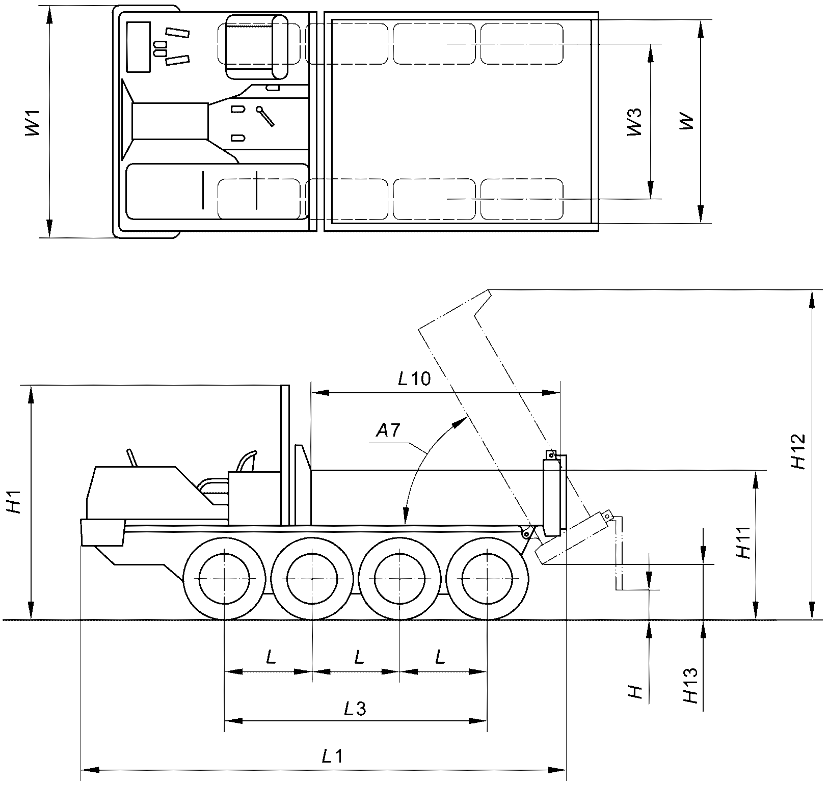 4.2 Габаритные размеры (см. ISO 6746-1)