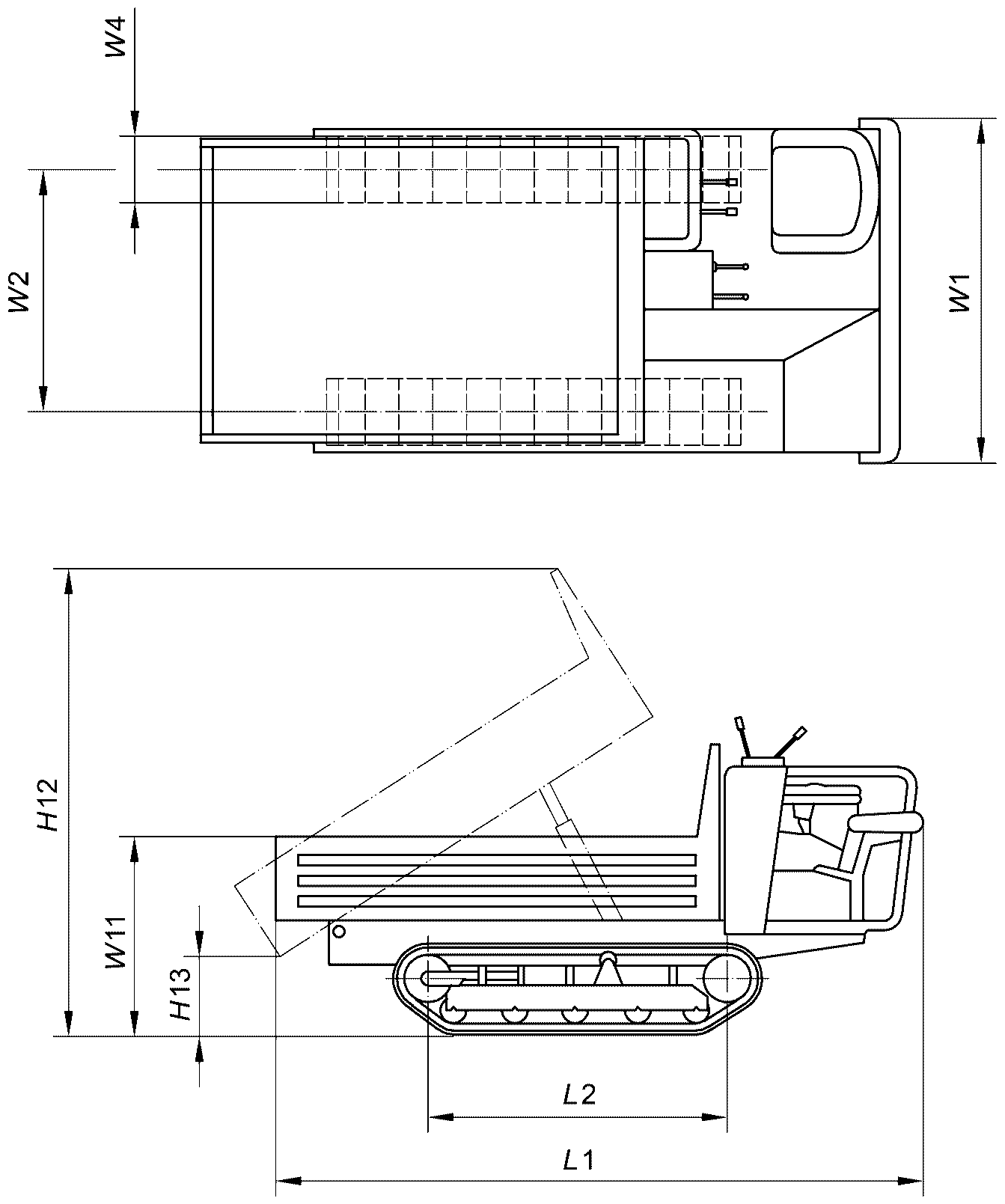 4.2 Габаритные размеры (см. ISO 6746-1)