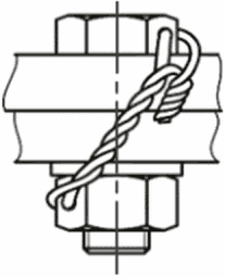 4.5 Стопорение проволокой