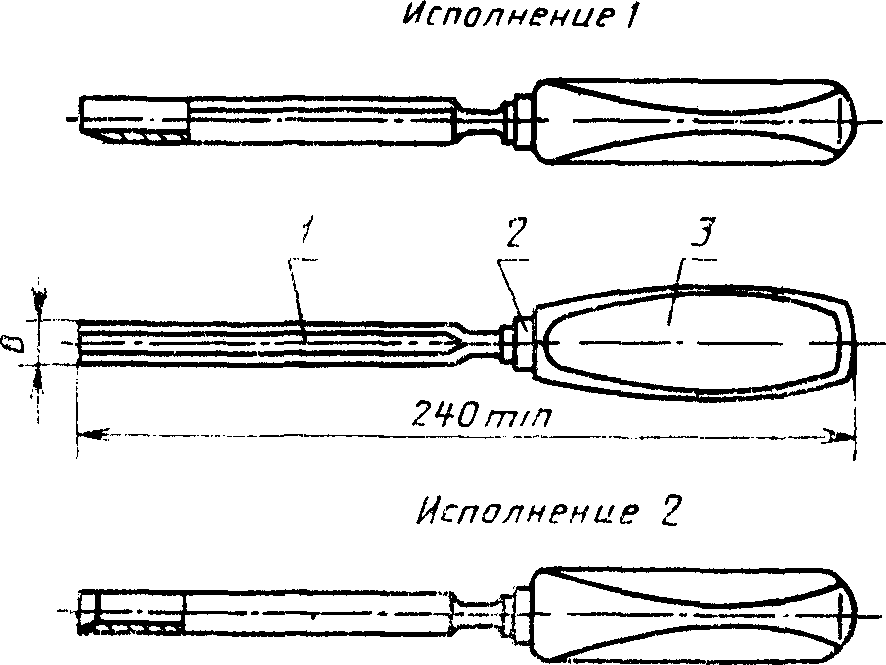 1. Основные размеры