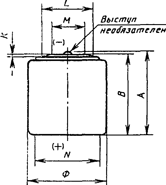 1. Основные параметры и размеры элементов и батарей
