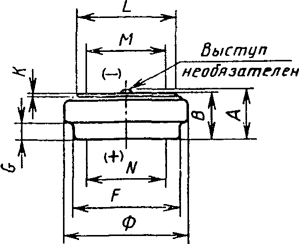 1. Основные параметры и размеры элементов и батарей
